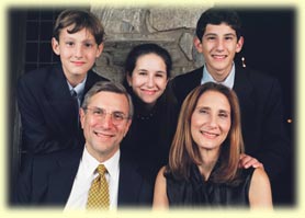 Dr. Rosenfeld and his family (Ashkan Sahihi photo)